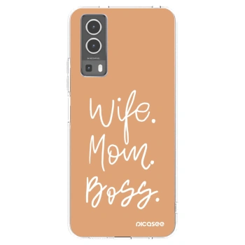 Picasee silikonska prozirna maskica za Vivo Y72 5G - Boss Mama