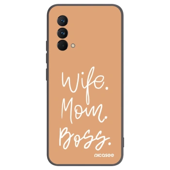 Picasee crna silikonska maskica za Realme GT Master Edition 5G - Boss Mama