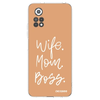 Picasee silikonska prozirna maskica za Xiaomi Poco X4 Pro 5G - Boss Mama