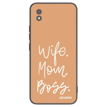 Picasee crna silikonska maskica za Realme C11 (2021) - Boss Mama