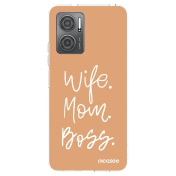 Picasee silikonska prozirna maskica za Xiaomi Redmi 10 5G - Boss Mama