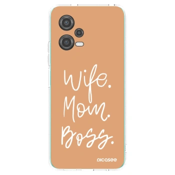 Picasee silikonska prozirna maskica za Xiaomi Poco X5 - Boss Mama