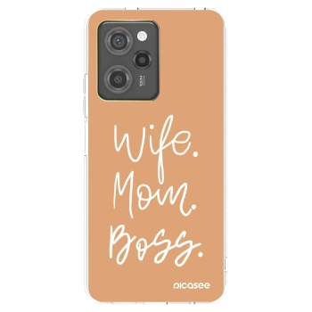 Picasee silikonska prozirna maskica za Xiaomi Poco X5 Pro - Boss Mama