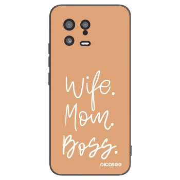 Picasee crna silikonska maskica za Xiaomi 13 - Boss Mama