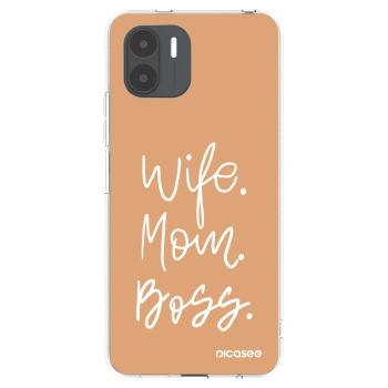Picasee silikonska prozirna maskica za Xiaomi Redmi A2 - Boss Mama