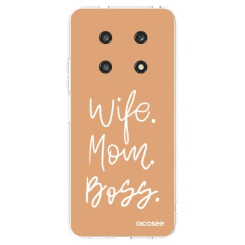 Picasee silikonska prozirna maskica za Honor Magic4 Lite 5G - Boss Mama