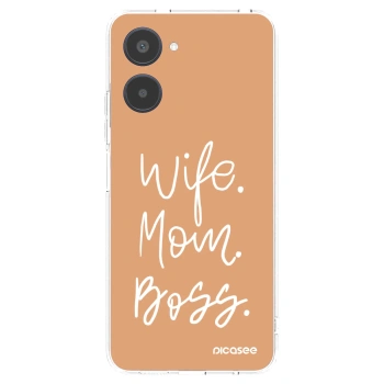 Picasee silikonska prozirna maskica za Realme 10 4G - Boss Mama