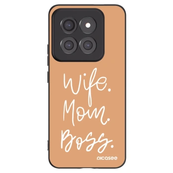 Picasee crna silikonska maskica za Xiaomi 14 Pro - Boss Mama