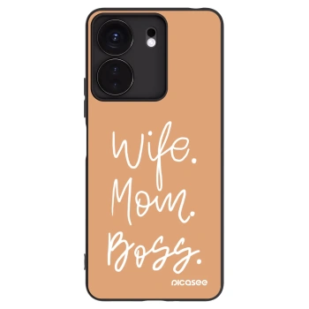Picasee crna silikonska maskica za Xiaomi Redmi 13C 4G - Boss Mama
