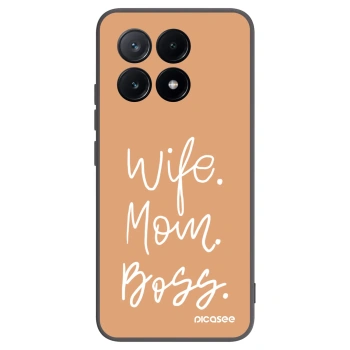 Picasee crna silikonska maskica za Xiaomi Poco X6 Pro - Boss Mama