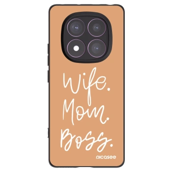 Picasee crna silikonska maskica za Xiaomi Redmi Note 14 Pro 4G - Boss Mama
