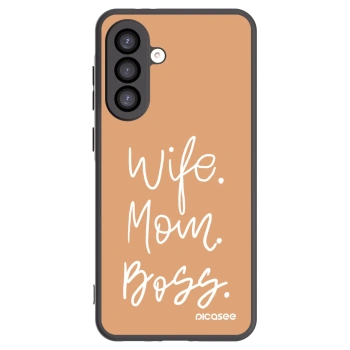 Picasee crna silikonska maskica za Samsung Galaxy A26 5G A266B - Boss Mama