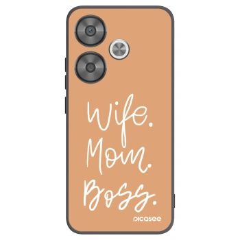 Picasee crna silikonska maskica za Xiaomi Poco F6 - Boss Mama