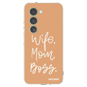 Picasee silikonska prozirna maskica za Xiaomi Redmi 15 5G - Boss Mama