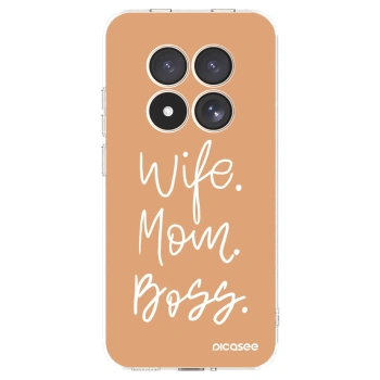 Picasee silikonska prozirna maskica za Xiaomi Redmi Note 15 Pro 4G - Boss Mama