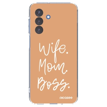 Picasee silikonska prozirna maskica za Samsung Galaxy A17 5G - Boss Mama