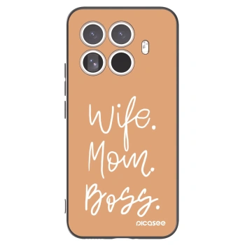 Picasee crna silikonska maskica za Xiaomi 15T Pro - Boss Mama