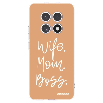 Picasee silikonska prozirna maskica za Xiaomi Redmi Note 15 - Boss Mama
