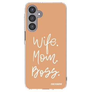 Picasee silikonska prozirna maskica za Samsung Galaxy A16 4G - Boss Mama