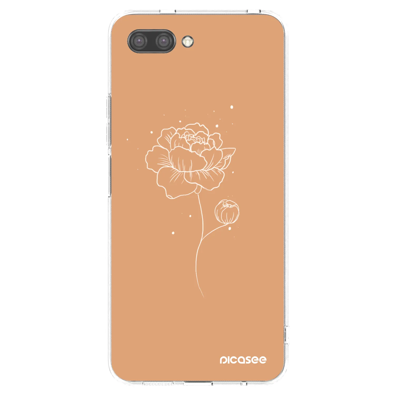 Picasee silikonska prozirna maskica za Honor 10 - Peonies