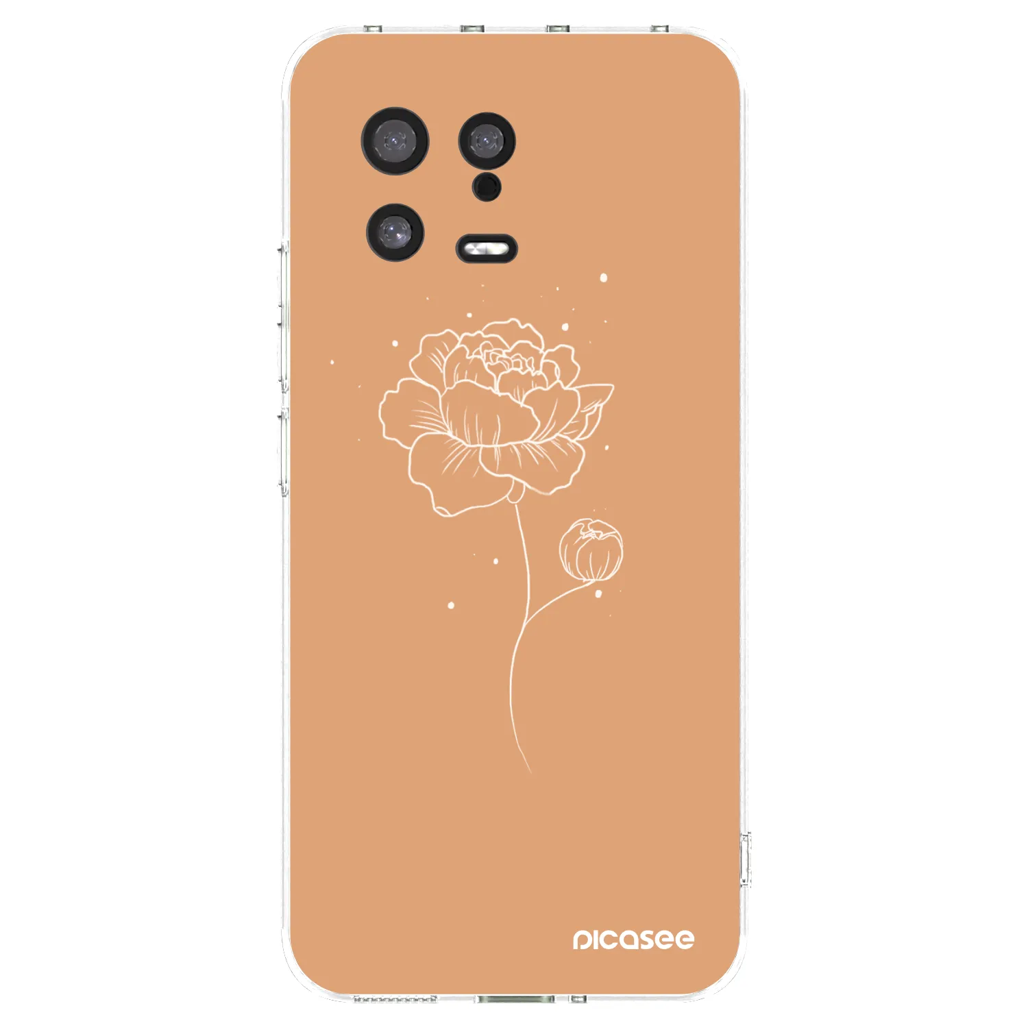 Picasee silikonska prozirna maskica za Xiaomi 13 - Peonies