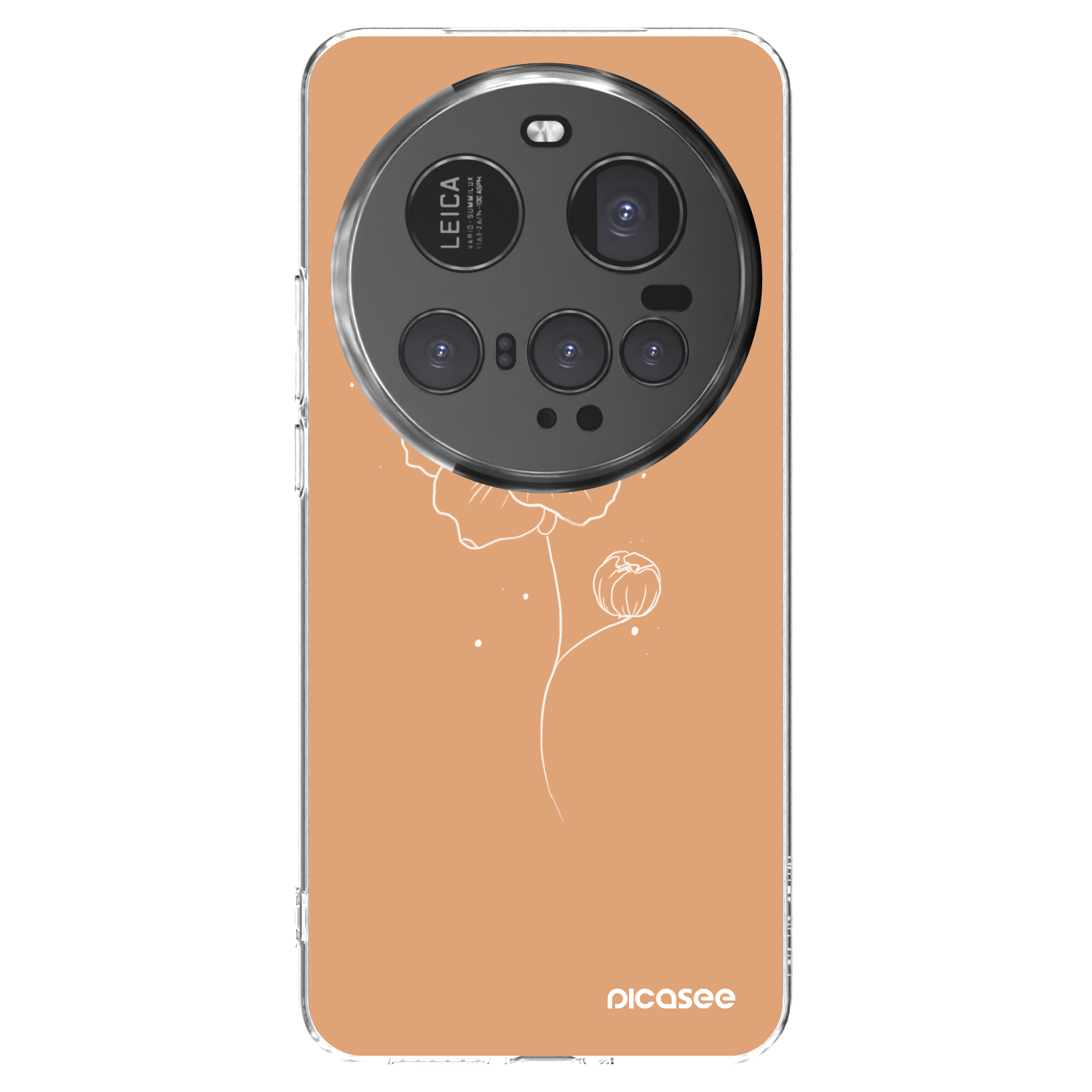 Picasee silikonska prozirna maskica za Xiaomi 15 Ultra - Peonies