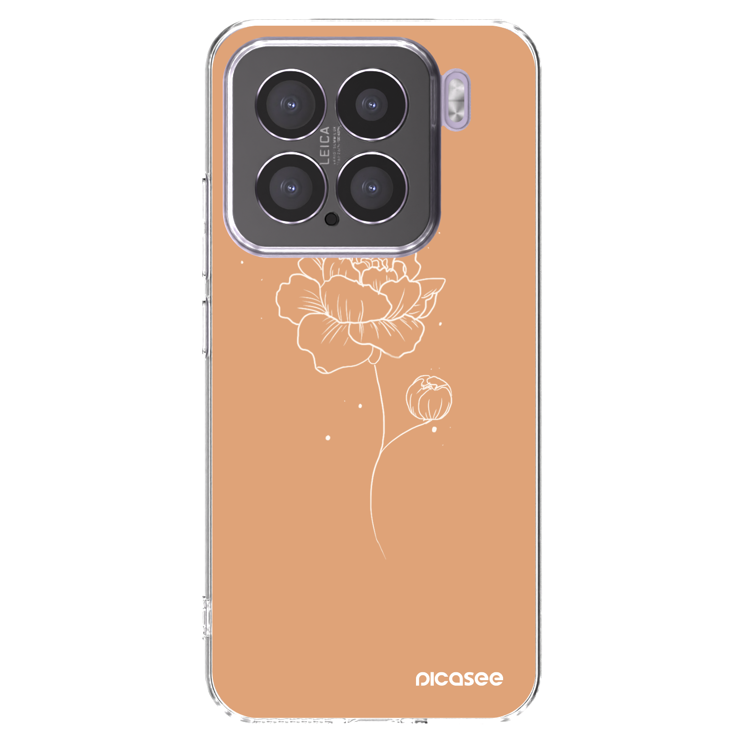 Picasee silikonska prozirna maskica za Xiaomi 15 - Peonies