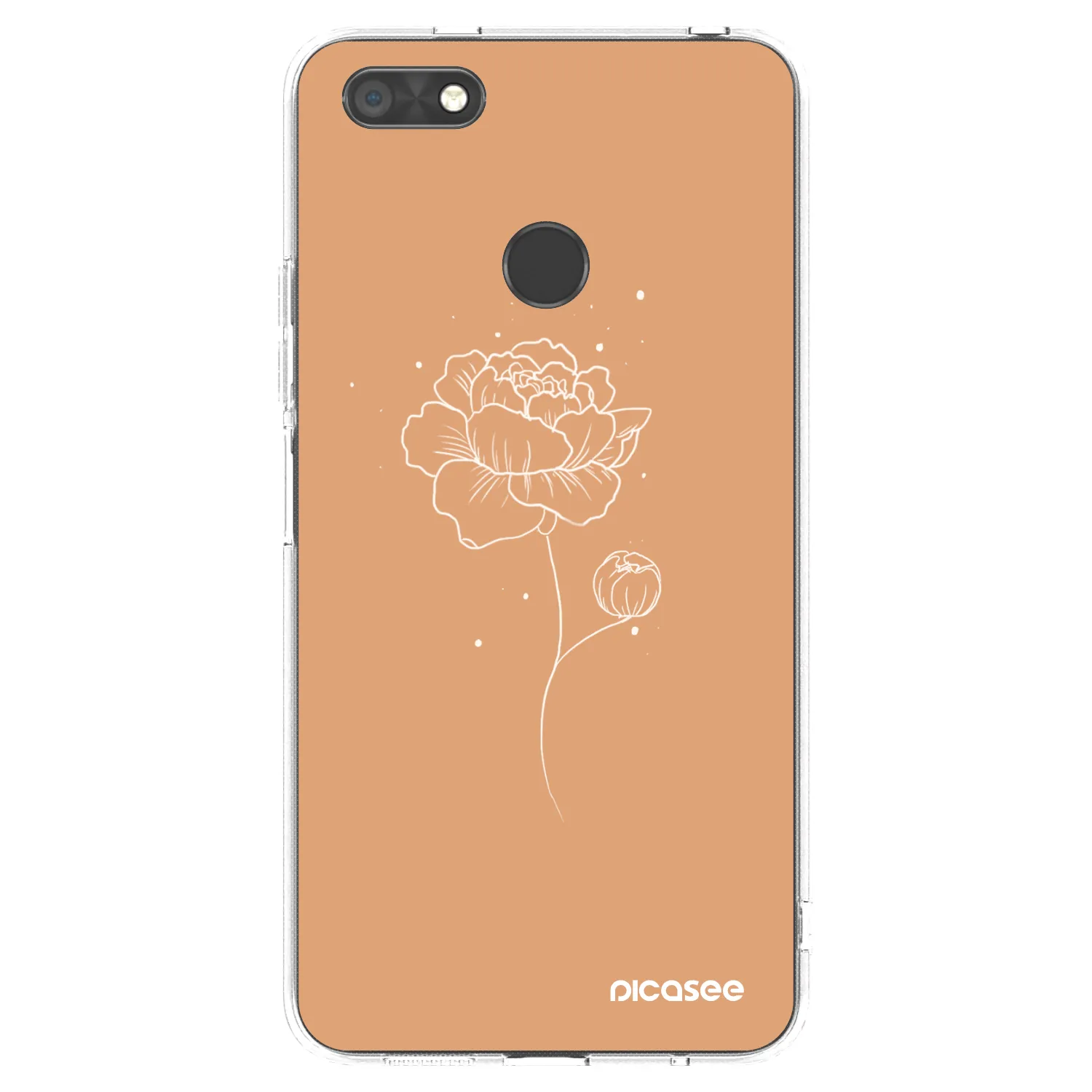 Picasee silikonska prozirna maskica za Huawei P9 Lite Mini - Peonies