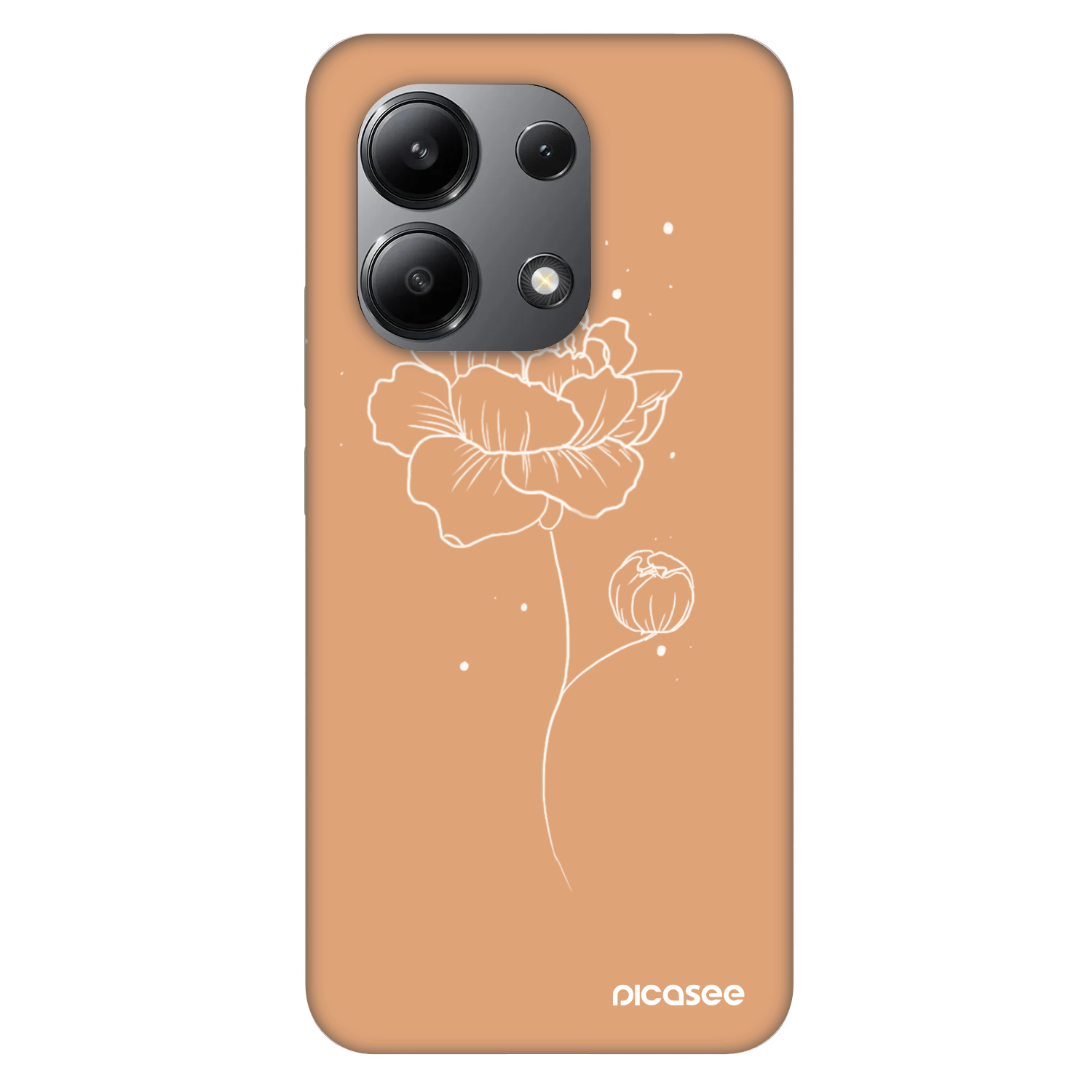 Picasee Fashion Case za Xiaomi Redmi Note 13 4G - Peonies