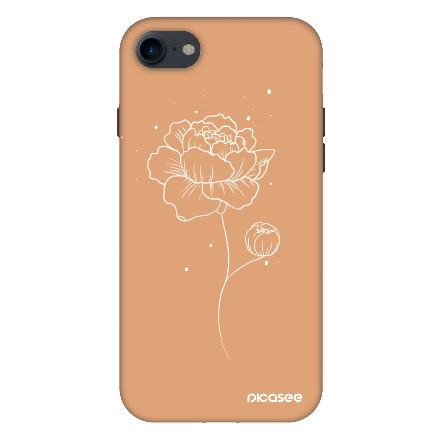 Picasee Fashion Case za Apple iPhone 8 - Peonies