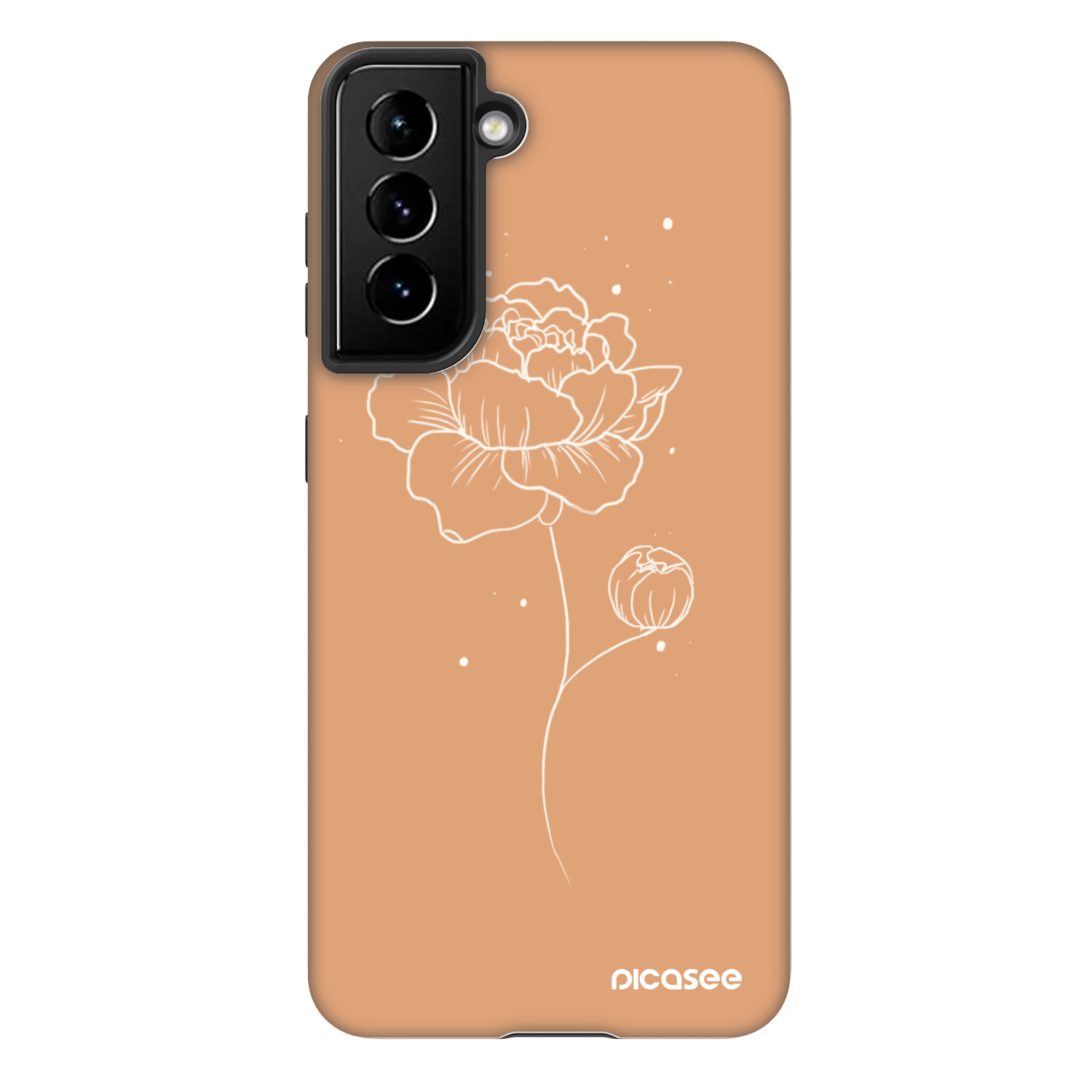 Picasee Fashion Case za Samsung Galaxy S21 FE 5G - Peonies