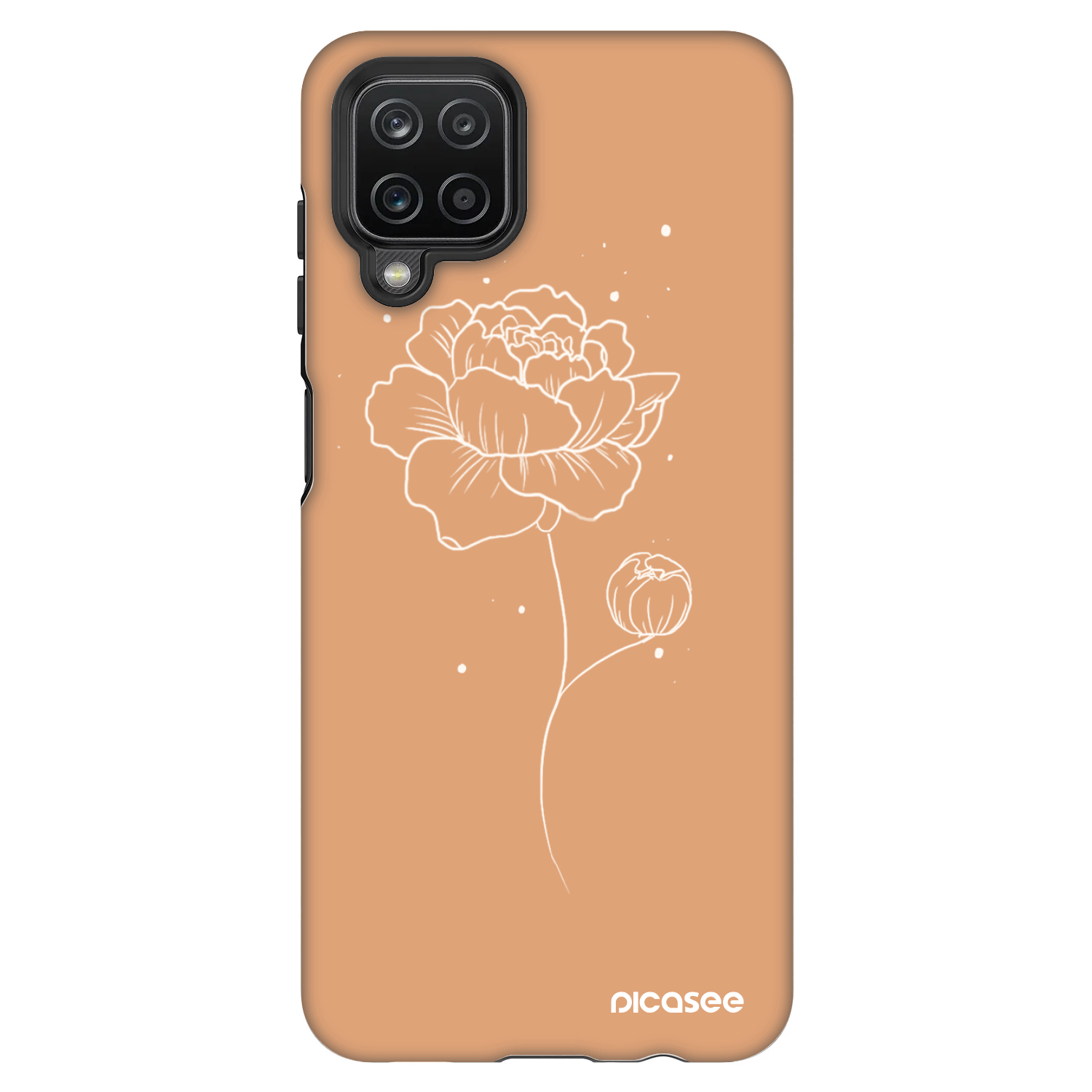 Picasee Fashion Case za Samsung Galaxy A12 A125F - Peonies