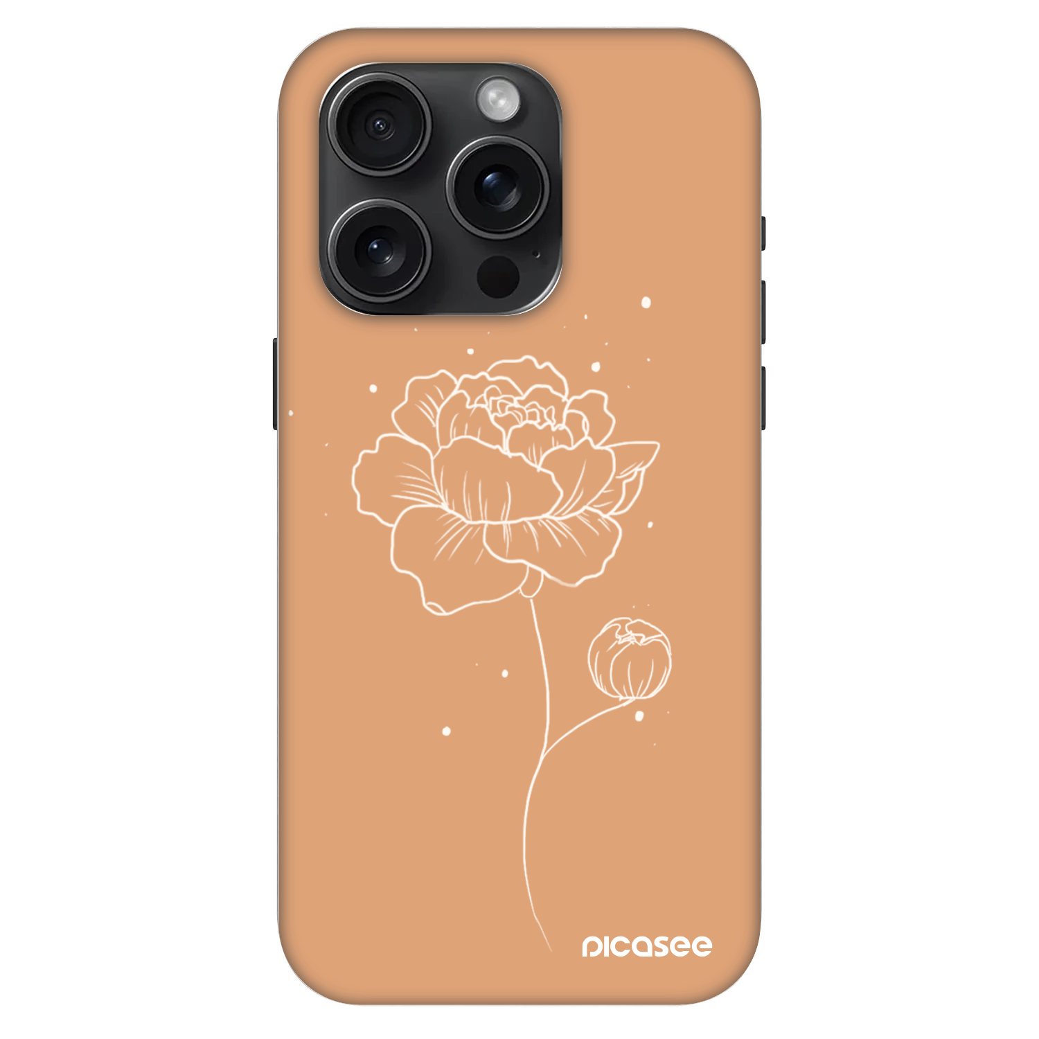Picasee Fashion Case MagSafe za Apple iPhone 15 Pro - Peonies