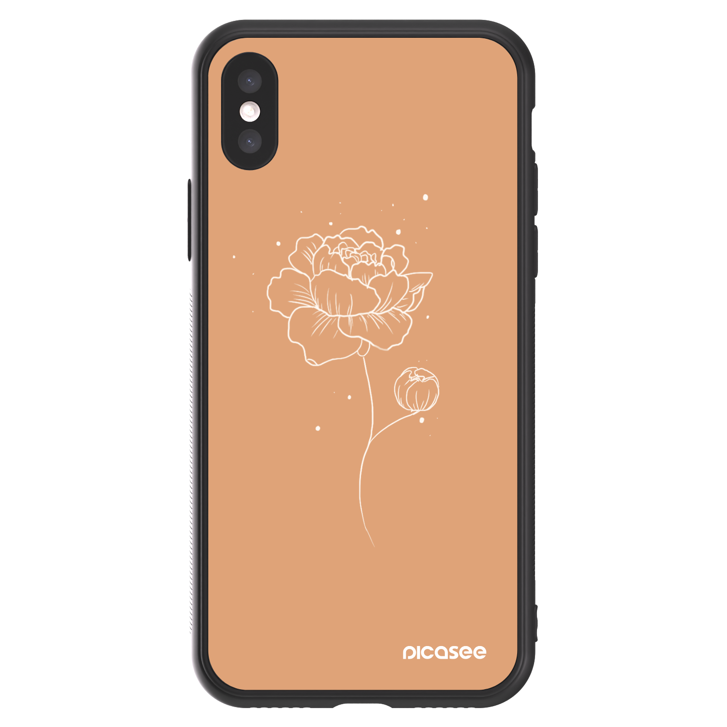 Picasee ULTIMATE CASE za Apple iPhone X/XS - Peonies