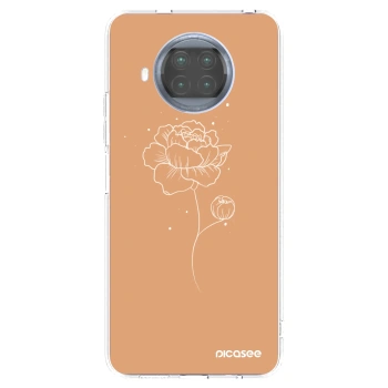 Picasee silikonska prozirna maskica za Xiaomi Mi 10T Lite - Peonies