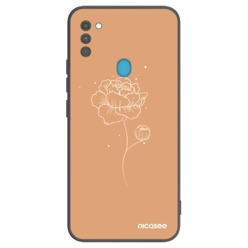Maskica za Samsung Galaxy M11 - Peonies