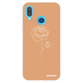 Picasee silikonska prozirna maskica za Huawei P20 Lite - Peonies