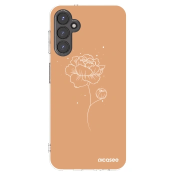 Picasee silikonska prozirna maskica za Samsung Galaxy A14 4G A145R - Peonies