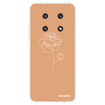Picasee silikonska prozirna maskica za Honor Magic4 Lite 5G - Peonies