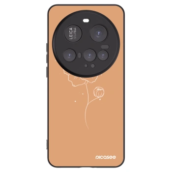 Picasee crna silikonska maskica za Xiaomi 15 Ultra - Peonies