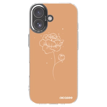 Picasee silikonska prozirna maskica za Apple iPhone 17 - Peonies