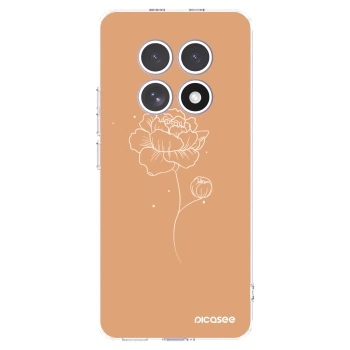 Picasee silikonska prozirna maskica za Xiaomi Redmi Note 15 - Peonies