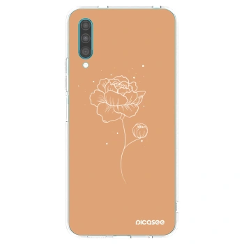 Picasee silikonska prozirna maskica za Samsung Galaxy A30s A307F - Peonies