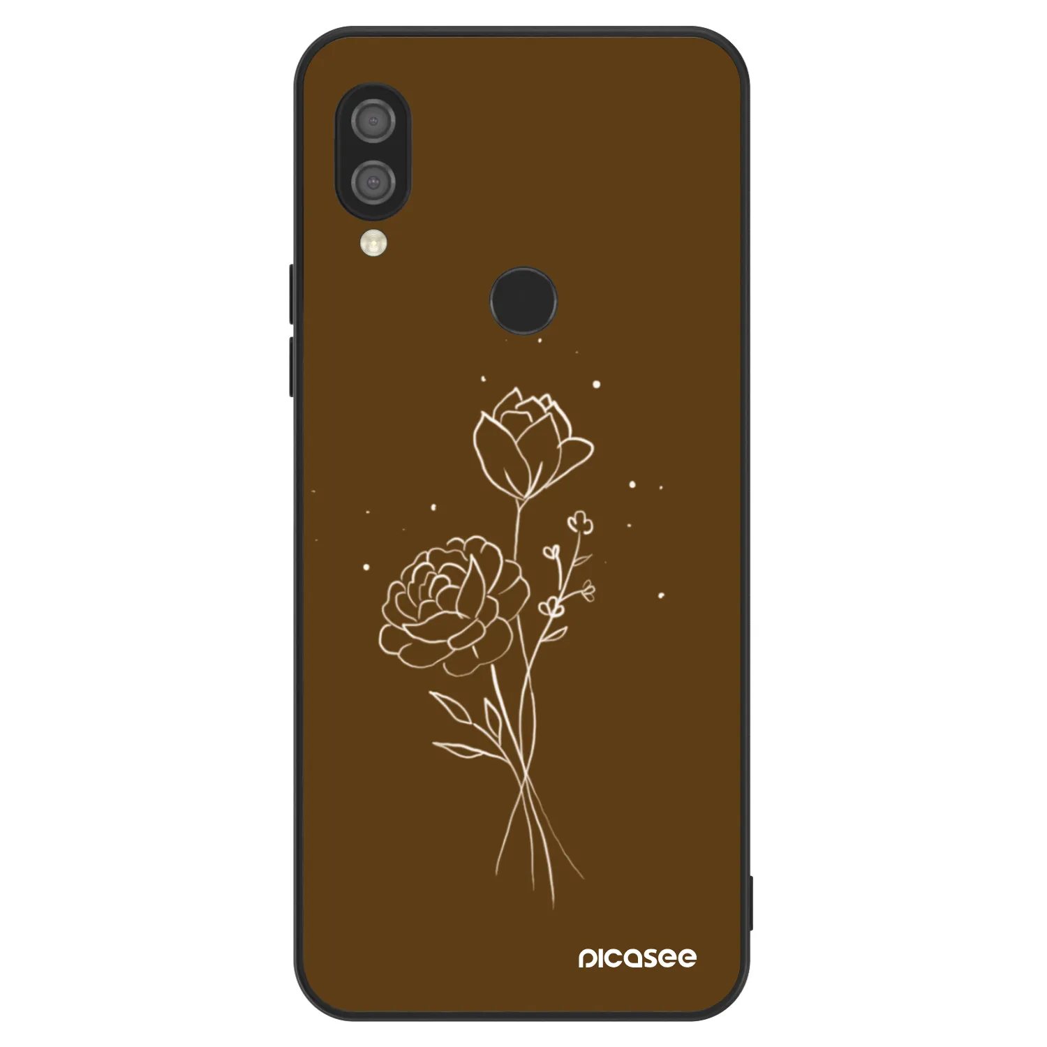 Picasee ULTIMATE CASE za Xiaomi Redmi 7 - Brown flowers