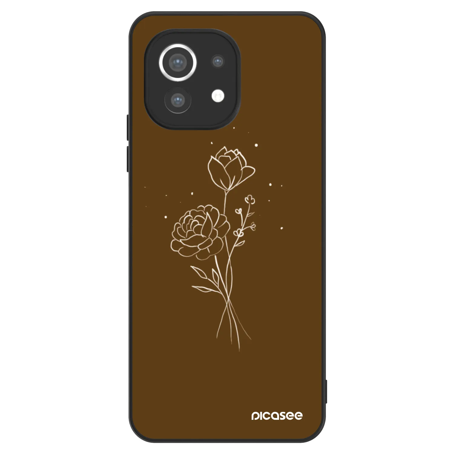 Picasee ULTIMATE CASE za Xiaomi Mi 11 - Brown flowers