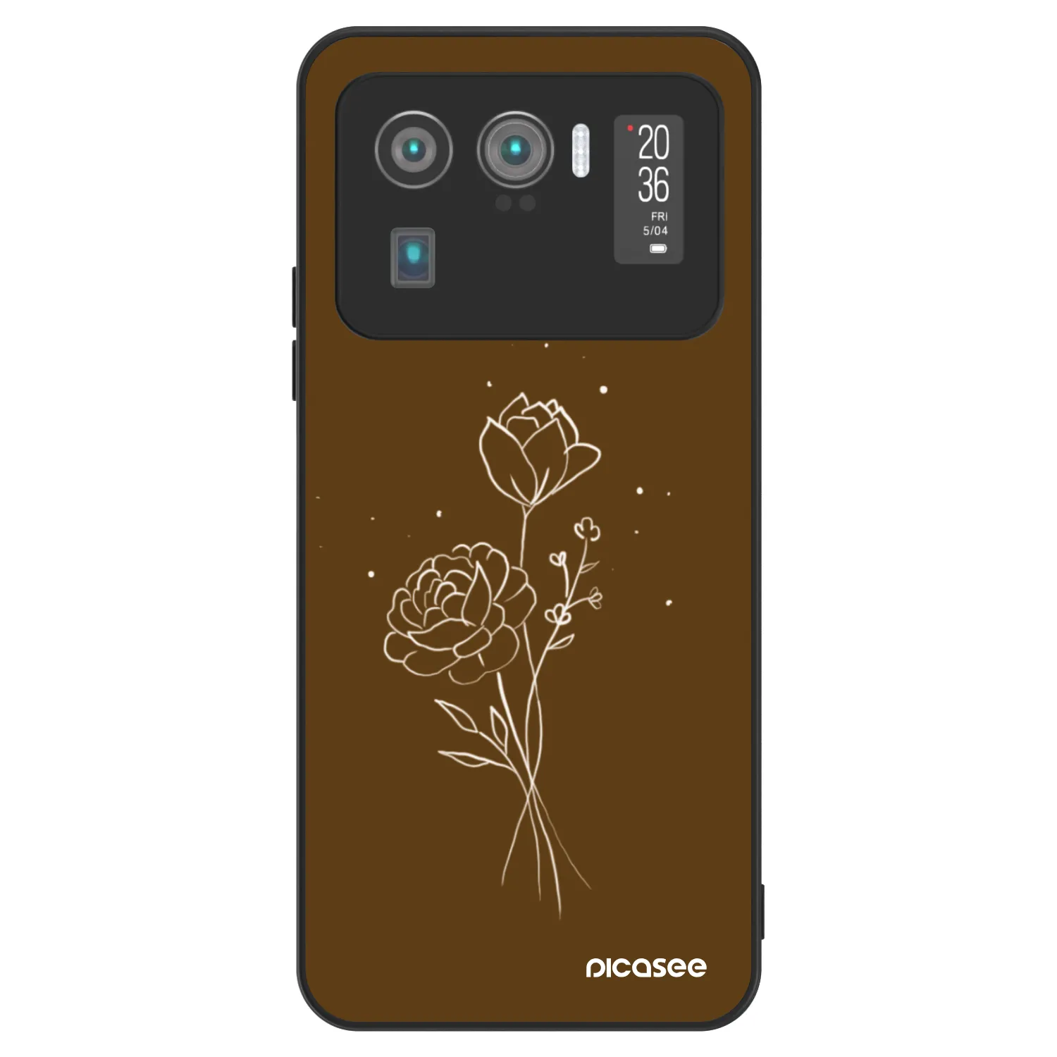Picasee ULTIMATE CASE za Xiaomi Mi 11 Ultra - Brown flowers