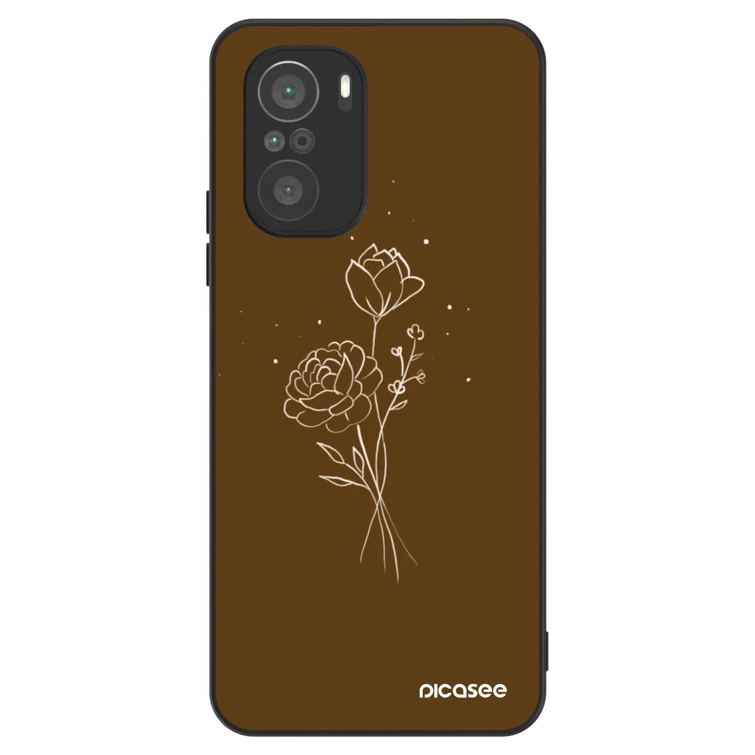 Picasee ULTIMATE CASE za Xiaomi Poco F3 - Brown flowers