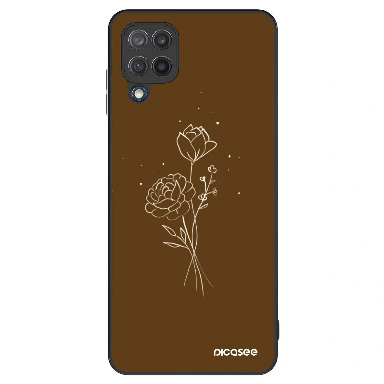 Picasee ULTIMATE CASE za Samsung Galaxy M12 M127F - Brown flowers