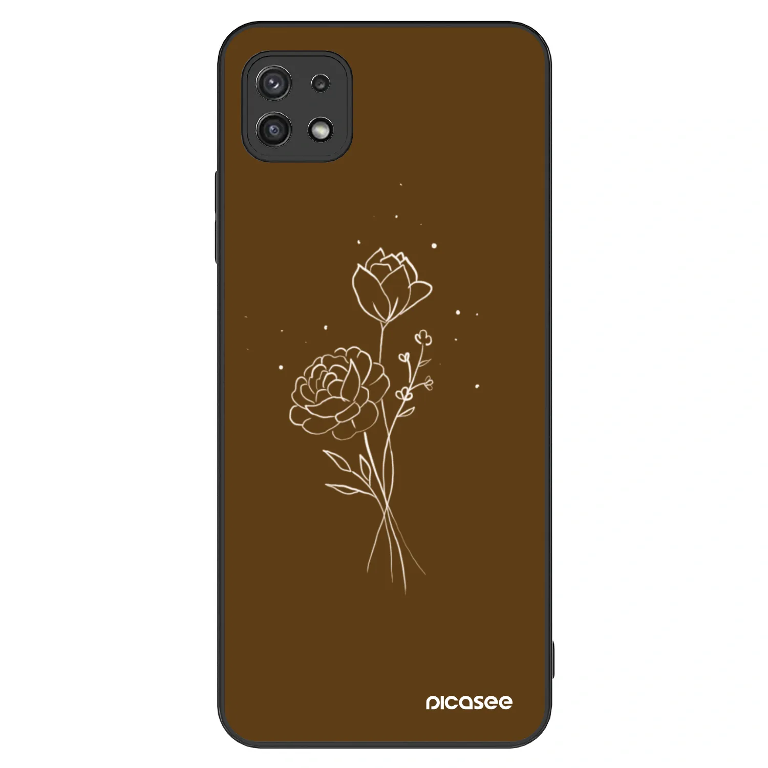 Picasee ULTIMATE CASE za Samsung Galaxy A22 A226B 5G - Brown flowers