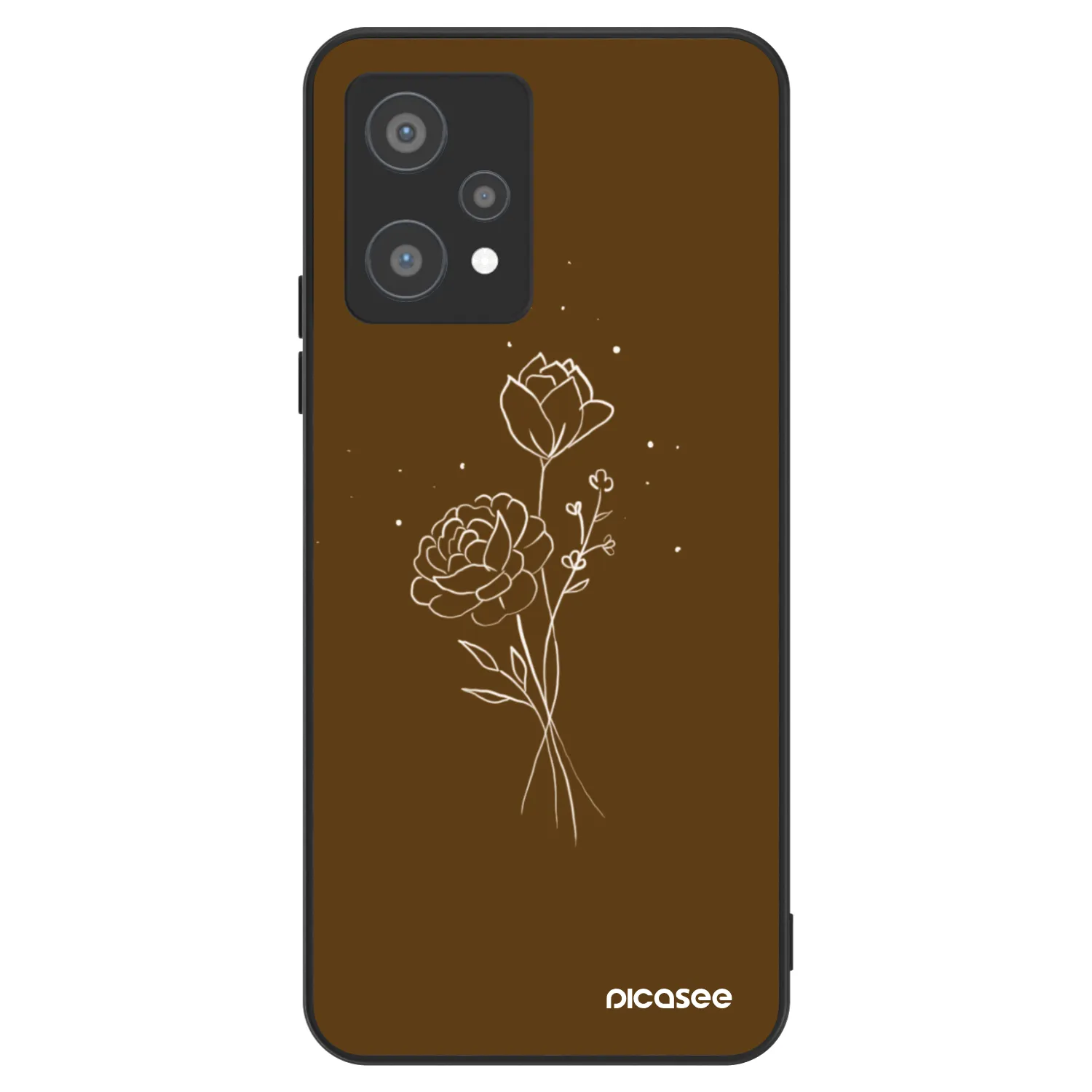 Picasee ULTIMATE CASE za Realme 9 Pro 5G - Brown flowers